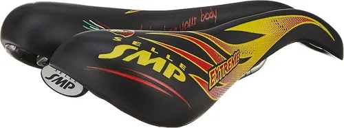 Miniatura 3 de Selle SMP TRK - Sillín medio extremo, negro/amarillo/rojo