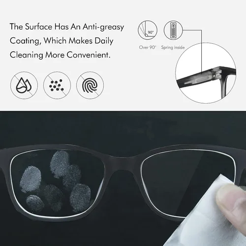 Miniatura 5 de ZENOTTIC Lentes de bloqueo de luz azul para niños, paquete de 2 lentes antirreflejos, lentes ligeros para computadora para niños y niñas Negro