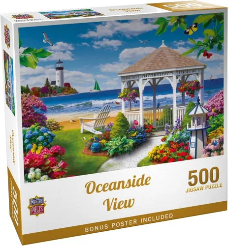 Miniatura 8 de Masterpieces Rompecabezas EZ Grip de 300 piezas, vista al mar, 18 x 24 pulgadas