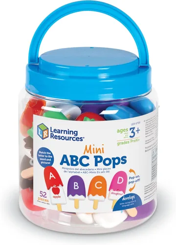 Miniatura 3 de Learning Resources Mini ABC Pops - Juguetes del alfabeto, rompecabezas ABC, juegos de fonética para niños pequeños, juguetes de motricidad fina
