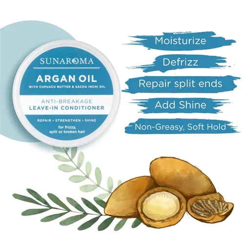 Miniatura 5 de SUNAROMA Acondicionador sin enjuague de aceite de argán