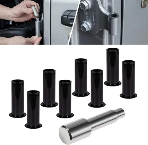 Herramienta de extracción de bujes de puerta, forros de bisagra para Jeep Wrangler JK JKU JL JLU Sports Sahara Freedom Rubicon Unlimited & Gladiator