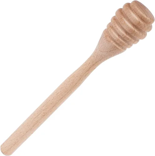 Palo de madera para miel - Cuchara de miel Servidor de miel Agitador de miel Miel de madera Dipper de madera de boda Regalo Artesanía