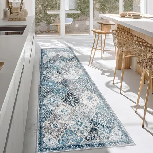 Miniatura 71 de KILOCOCO Alfombra de Pasillo 2x6, Alfombra de Pasillo Marroquí Súper Suave Lavable para Pasillo de Entrada, Alfombra de Cocina de Pasillo de Lana