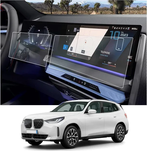 Miniatura 16 de CDEFG 2 piezas para BMW X1 X2 2024-2025 protector de pantalla, HD claro 2023 2024 2025 BMW X1 (xDrive28i / M35i) / 2024 2025 X2 (xDrive28i / M35i)