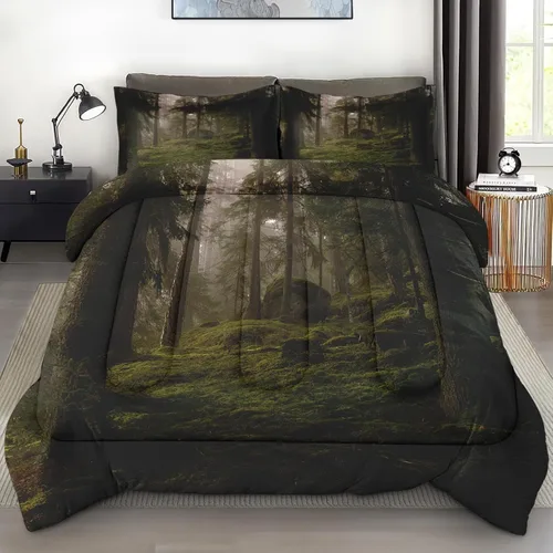 Miniatura 21 de Pamnest Juego de edredón tamaño individual, León amarillo africano, suave, 2 piezas de ropa de cama para niños y adultos, juego de edredón Rasta