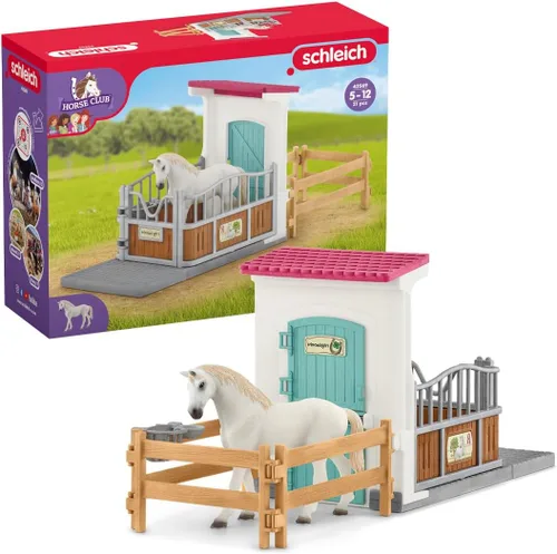 Miniatura 12 de Schleich Horse Club - Juego de 67 piezas de Sofia's Tack Shop con figura de caballo de juguete, 2 figuras de acción posables y accesorios, juguetes