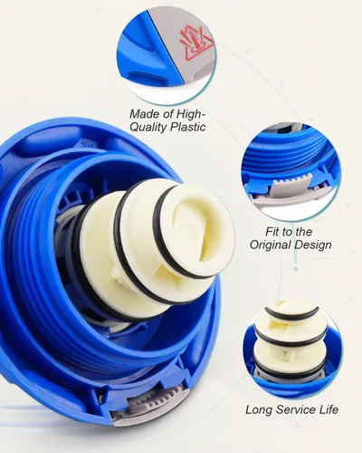 Miniatura 3 de Tapa de depósito de refrigerante para tanque de expansión de radiador compatible con Audi A4 A5 A6 A7 A8L Q5 Q7 Q8 RS4 RS5 S4 S5 y VW, reemplaza