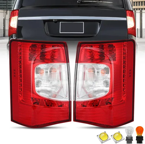 Miniatura 12 de Nilight Conjunto de faros delanteros para 2011 2012 2013 2014 2015 2016 2017 2018 2019 Dodge Grand Caravan 2008-2016 Chrysler Town & Country