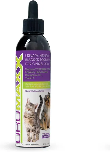 Miniatura 10 de Fórmula para el tracto urinario, del riñón y de la vejiga para gatos y perros, UroMAXX botella de 6 onzas