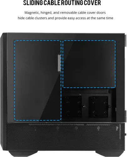 Miniatura 6 de Lian Li LANCOOL III E-ATX Caja de PC, Amplia Caja de Computadora para Juegos RGB con Puertas de Vidrio Templado Articuladas, Paneles de Malla Fina