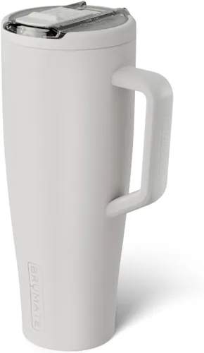 Miniatura 43 de BrüMate Era Flip - Vaso de 30 onzas con tapa con pajilla cubierta 100 % a prueba de fugas, popote higiénico cubierto, botella de agua de acero