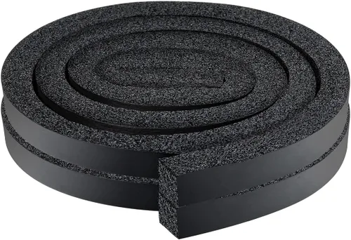 LBG Products Tira aislante de espuma para aire acondicionado de ventana, 1 pulgada de ancho x 1 pulgada de grosor, burlete de sellado de ventana con