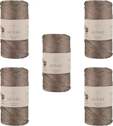 Miniatura 154 de Sensy Premium Cuerda de Poliéster de 2mm 251 Yardas Cuerda de Polipropileno 100% Cordón de Macramé 2mm Cordón para Bolsa de Ganchillo Cuerda