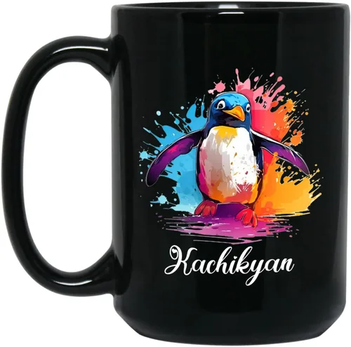 Miniatura 21 de Taza de café personalizada con nombre, taza de café personalizada con animales marinos coloridos del océano, 11 onzas, 15 onzas, taza de cerámica