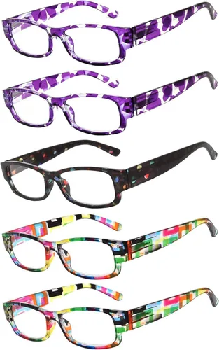 Miniatura 15 de OWL 5 pares de lentes de lectura de moda para mujer, bisagra de primavera