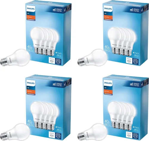 Miniatura 12 de Philips - Bombilla LED A19 equivalente a 75 vatios, no regulable, E26, luz blanca suave (2700 K), paquete de 16