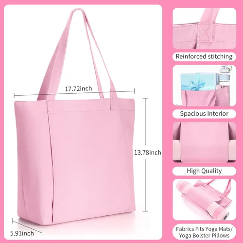 Miniatura 2 de Conjunto de bolsa de yoga Halloscume para mujeres que incluye bolsa tote para esterilla de yoga, banda de resistencia Booty, calcetines deportivos