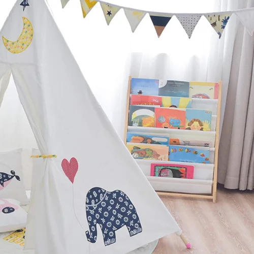 Miniatura 2 de Sling - Estantería para libros, para niños, color beige natural (beige, ancho: 25.4 pulgadas)