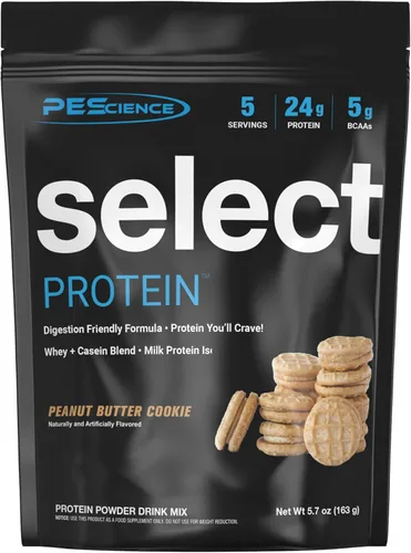Miniatura 28 de PEScience Select Protein Powder, mezcla de suero y caseína, proteína limpia en polvo para mujeres y hombres, baja en calorías, baja