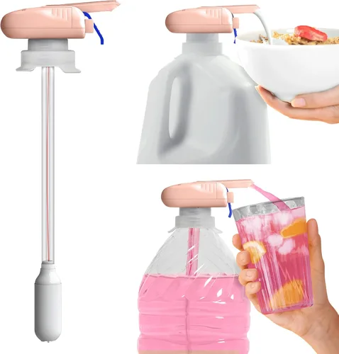 Miniatura 16 de The Magic Tap Dispensador automático de bebidas, dispensador de bebidas manos libres para refrigerador, perfecto para leche, jugo, regalos para Negro