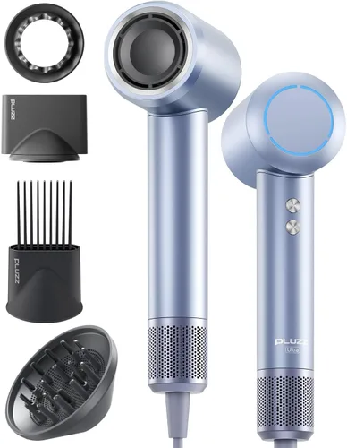 Miniatura 15 de Secador de pelo profesional con difusor para cabello rizado, secador iónico negativo de 1,312.3 ft para secado rápido, motor sin escobillas de alta