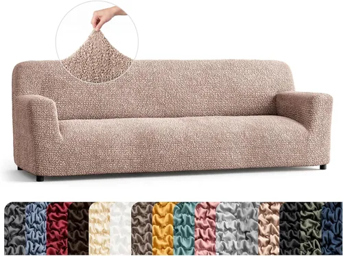 Miniatura 12 de Fundas elásticas de sofá prémium para sofá, funda para silla, lavable, apta para perros y mascotas, fundas elásticas de poliéster para sofá biplaza