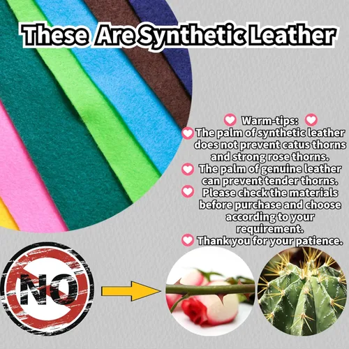 Miniatura 8 de Guantes de jardinería a prueba de espinas y resistentes a pinchazos con agarre, guante de jardín para mujer, regalos de cuero para trabajo en el 1