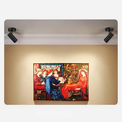 Miniatura 2 de Foco de techo LED regulable de ángulo ajustable montado en empotrado, luz direccional de aluminio para interiores de 4.72 pulgadas, luz monopoint