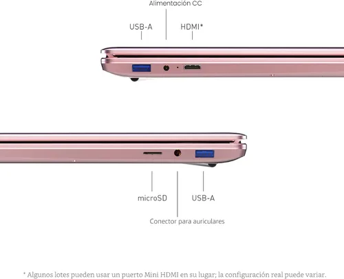 Miniatura 7 de Auusda Computadora portátil de negocios para el trabajo, PC portátil para estudiantes universitarios, pantalla FHD de 15.6 pulgadas, procesador de 4