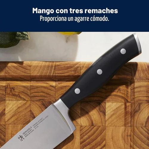 Miniatura 9 de Henckels - Cuchillo de chef forjado Accent de 8 pulgadas, color negro
