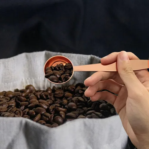 Miniatura 7 de Cucharas de café 2 en 1, cucharada de acero inoxidable 304, con parte inferior prensada para prensa de granos de café, prensa de café