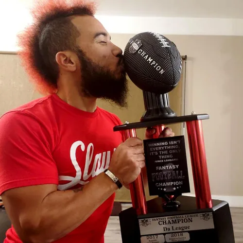 Miniatura 7 de TrophySmack Fantasy Football Trophy, 19-Year Perpetual Winner Award – Customizable Championship Award with Plaque and Winner Engravings
