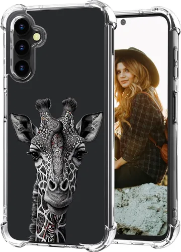 Miniatura 142 de Hungo Funda compatible con Samsung Galaxy S23 con diseño floral y bonito diseño transparente, femenino para mujeres y niñas, con hermoso clavel