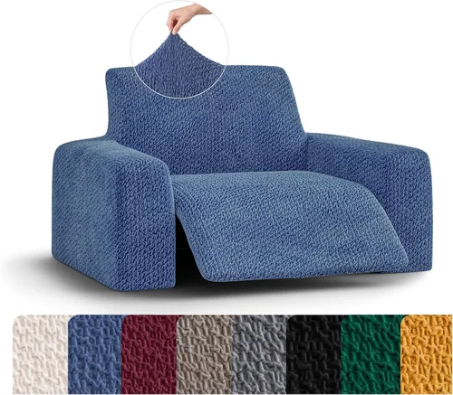 Miniatura 15 de PAULATO BY GA.I.CO. Funda reclinable – Funda de ajuste suave – Protector elástico de muebles reclinables de 1 pieza – Tela de terciopelo lavable a