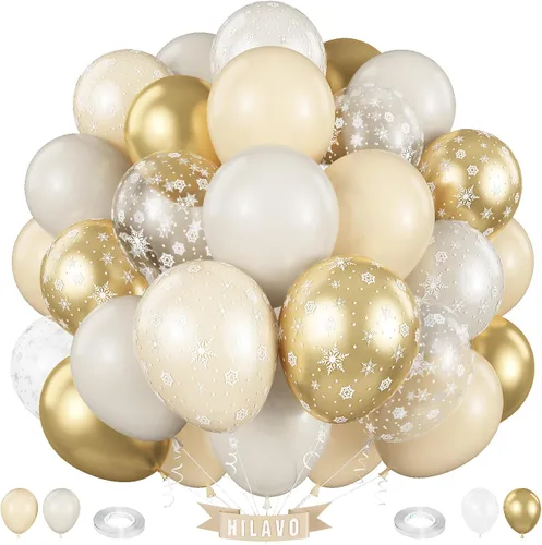 Miniatura 23 de Globos pastel de 12 pulgadas, 35 globos de arcoíris pastel multicolor, juego de globos de confeti de color macarrón y dorado para niñas, Pascua, Oro