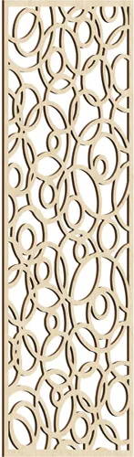 Miniatura 106 de Latrobe Paneles de pared decorativos de madera con calado, 9 3/8 pulgadas de ancho x 24 3/8 pulgadas de alto x 3/8 de alto, roble rojo rojo (Red Oak)