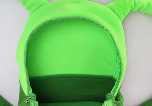 Miniatura 8 de DAZCOS Mochila de cosplay con bolsa verde para disfraz de anime (verde)