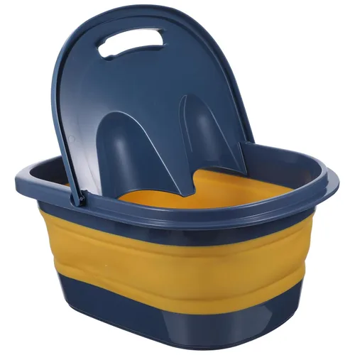minkissy Masaje portátil para baño de pies, ideal para sala de estar y baños pequeños