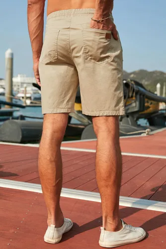 Miniatura 8 de JMIERR Men's Casual Shorts - Cotton Drawstring Summer Beach Stretch Twill Chino Golf Shorts