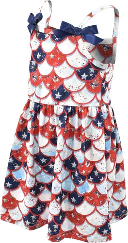 Miniatura 2 de Unique Baby Vestido de tirantes escalados para niñas