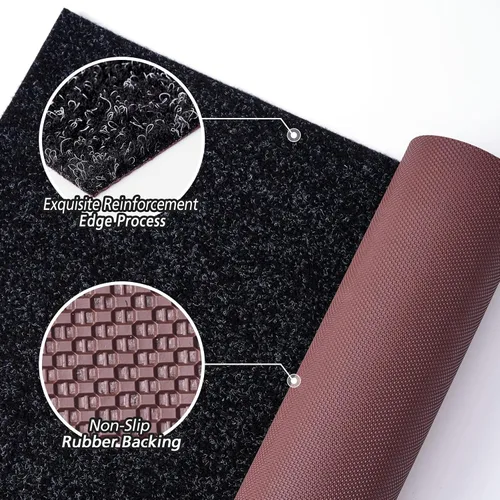 Miniatura 3 de Alfombra Corredor para Exterior/Interior de 2 pies x 6 pies, Tamaños Personalizados para Pasillo con Respaldo de Goma Antideslizante, Alfombras