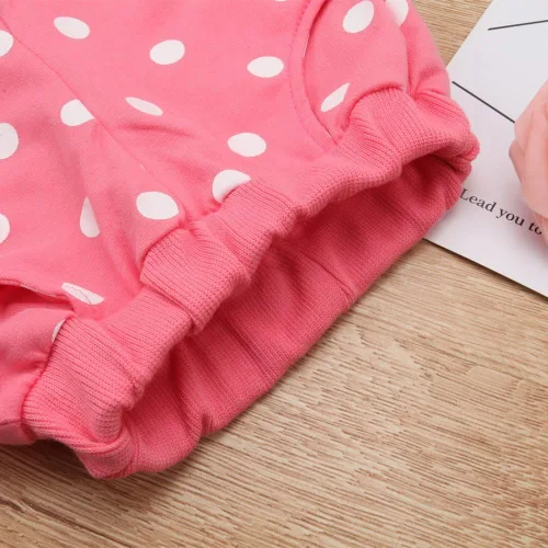 Miniatura 5 de Conjunto de 2 piezas de ropa para bebé niña de manga larga + pantalones