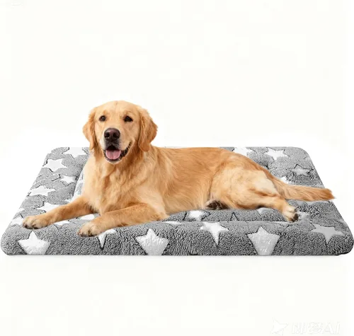 Miniatura 15 de Alfombrilla para Cama de Perro – Almohadilla de Perrera Suave y Cómoda para Jaula – Cama y Almohadilla Duradera para Perros y Gatos – Ideal para Gris