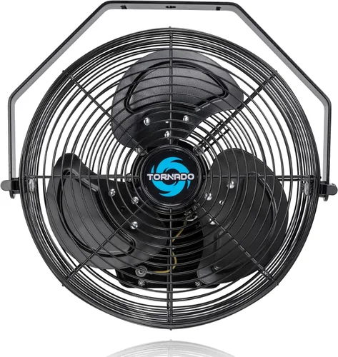 Miniatura 10 de Tornado Ventilador de pared industrial de metal resistente al agua de 18 pulgadas para exteriores, con clasificación IPX4, ventilador de pared