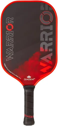 Miniatura 7 de Diadem Warrior pala de pickleball Cara de fibra de carbono, núcleo híbrido 3X de polímero de Nomex en forma de panal L-Core, superficie de pintura