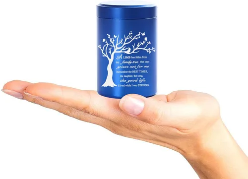 Miniatura 10 de RIPFEVURN Urnas pequeñas para cenizas humanas de 2.75 pulgadas, mini árbol de la vida, urnas de cremación para cenizas, adultos, hembras, hombres