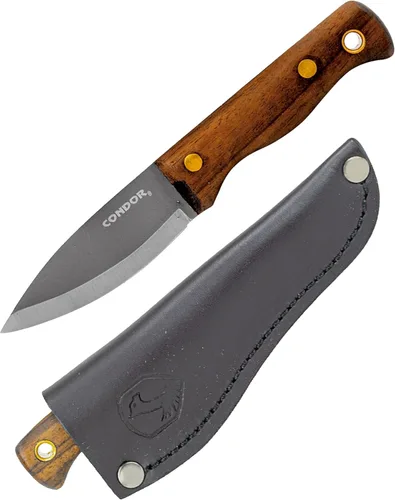 Miniatura 13 de Cuchillo Condor Bushlore - Cuchillo de Bushcraft - Acero de alto carbono 1075 - Mango de nogal - Afilado escandinavo - Cuchillos de hoja fija