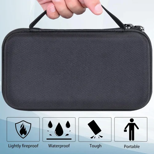 Miniatura 9 de khanka Funda de viaje rígida de repuesto para base de carga Anker de 100 W + Anker Prime 27,650 mAh, 250 W / 20,000 mAh 200 W PowerBank (solo funda).