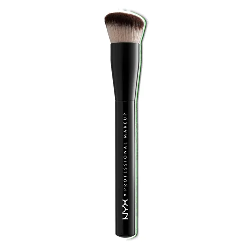 NYX Professional Makeup Can't Stop Won't Stop - Cepillo para base de maquillaje Negro
